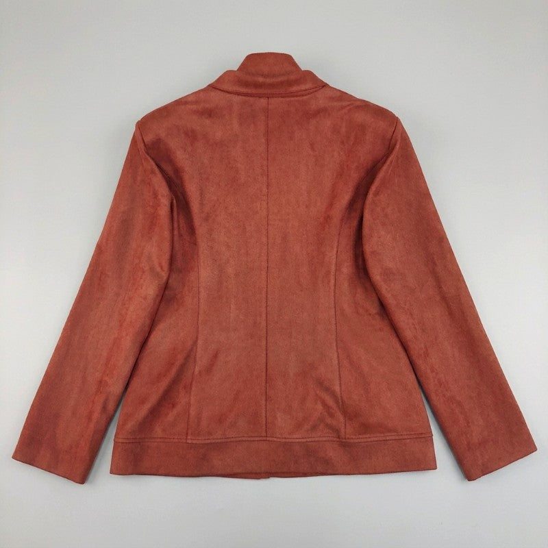Valeska | Brauner taillierter Blazer mit aufgesetzten Taschen
