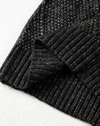 Drop-Shoulder Cable-Knit Pullover in Mid Length