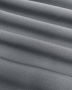High-Waisted Wide-Leg Trousers with Elastic Back Waist - Gray