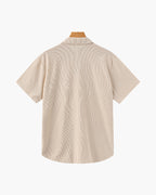Men's Corduroy Shirt and Drawstring Shorts Set