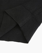 Men's Cotton Knit Half-Zip Sweater with Ribbed Collar