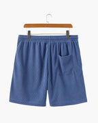 Men's Fine-Rib Corduroy Shorts with Drawstring Waist