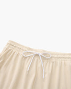 Men's Fine-Rib Corduroy Shorts with Drawstring Waist