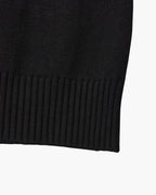 Men's Fine Ribbed Mock Neck Sweater with Clean Silhouette