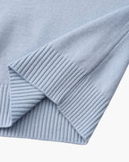 Men's Fine Ribbed Mock Neck Sweater with Clean Silhouette