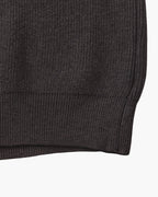 Men's Half-Zip Knit Pullover with Stand Collar and Ribbed Trims