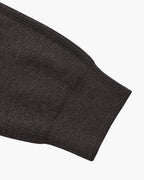 Men's Half-Zip Knit Pullover with Stand Collar and Ribbed Trims