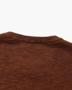 Men's Linen-Cotton Crew Neck Sweater with Lightweight Knit
