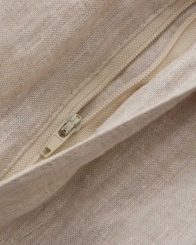 Men's Linen Shorts with Elasticated Drawstring Waist