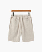 Men's Linen Shorts with Elasticated Drawstring Waist