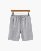 Men's Linen Shorts with Elasticated Drawstring Waist