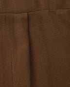 Men's Mandarin Collar Shirt in Textured Cotton with Chest Pocket