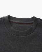 Men's Modal Blend Crew Neck Sweatshirt with Ribbed Trims