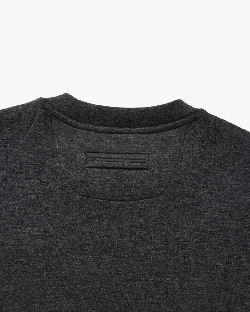 Men's Modal Blend Crew Neck Sweatshirt with Ribbed Trims
