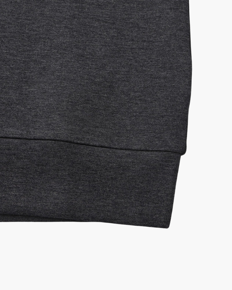 Men's Modal Blend Crew Neck Sweatshirt with Ribbed Trims