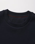 Men's Modal Blend Crew Neck Sweatshirt with Ribbed Trims