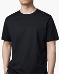 Men's Plain Crew Neck T-Shirt with Regular Fit - Black