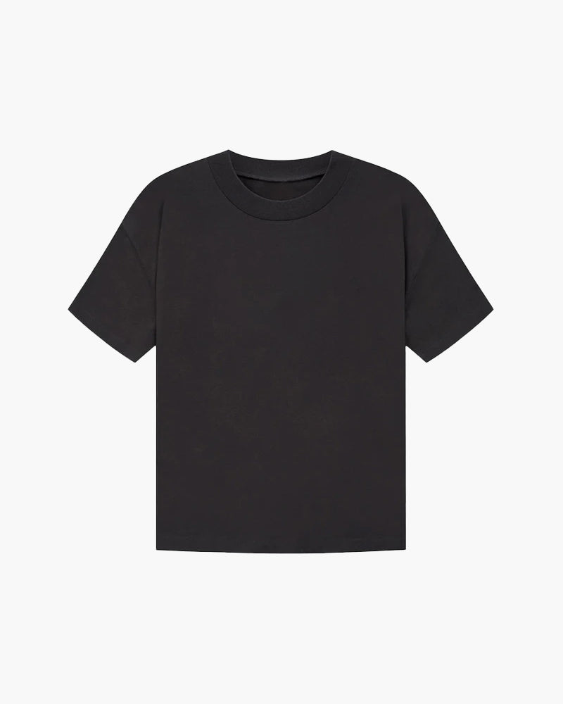 Men's Plain Crew Neck T-Shirt with Regular Fit