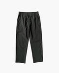 Men's Relaxed Lounge Trousers with Elastic Waist and Drawstring - Black
