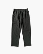 Men's Relaxed Lounge Trousers with Elastic Waist and Drawstring - Black