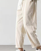 Men's Relaxed Lounge Trousers with Elastic Waist and Drawstring