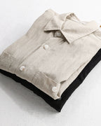 Men's Relaxed Overshirt with Button Front and Chest Pockets