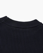 Men's Rib Knit Crew Neck Sweater in Wool Blend