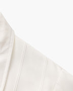 Men's Ribbed Long Sleeve Shirt with Spread Collar and Chest Pockets