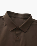 Men's Tailored Stretch Cotton Shirt with Spread Collar