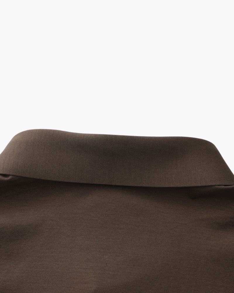 Men's Tailored Stretch Cotton Shirt with Spread Collar