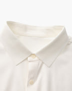 Men's Tailored Stretch Cotton Shirt with Spread Collar