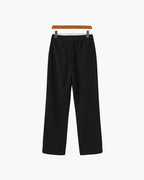 Men's Velvet Corduroy Trousers with Drawstring Waist
