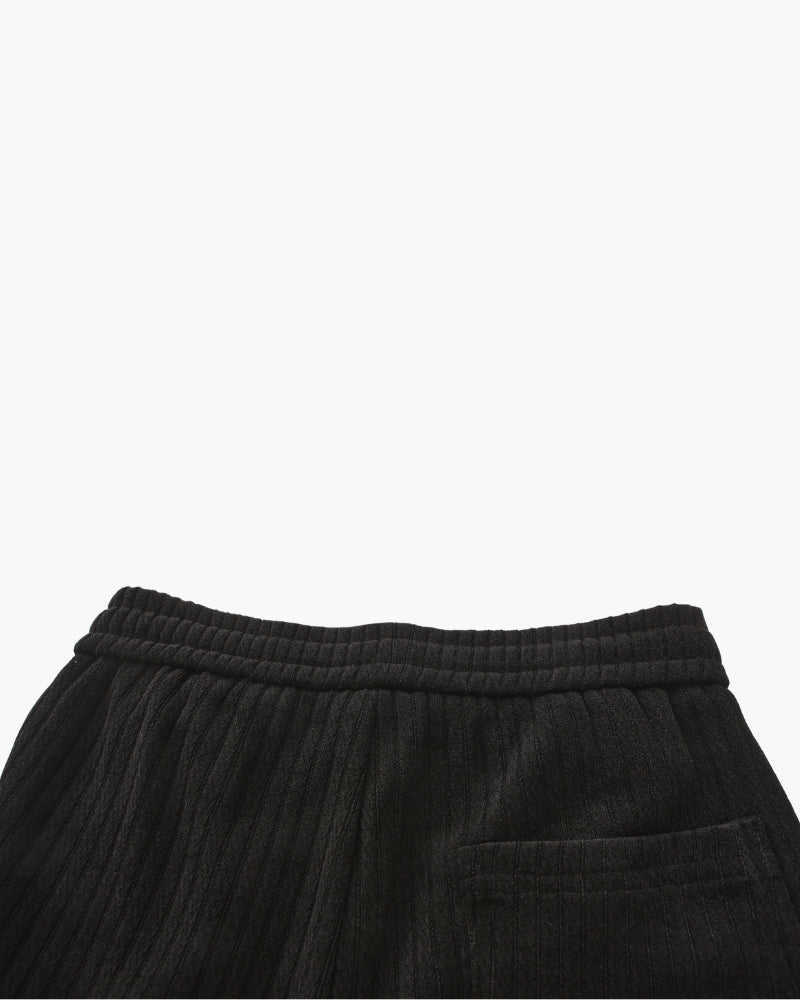 Men's Velvet Corduroy Trousers with Drawstring Waist