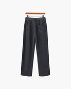 Men's Velvet Corduroy Trousers with Drawstring Waist