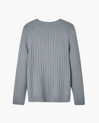Men's Wool Crew Neck Sweater with Clean Lines