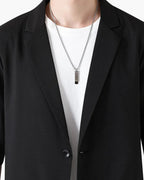 Men's Zip Jacket and Straight Trousers Two-Piece Set