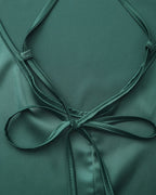 Satin-Look Cowl Neck Slip Dress with Adjustable Straps
