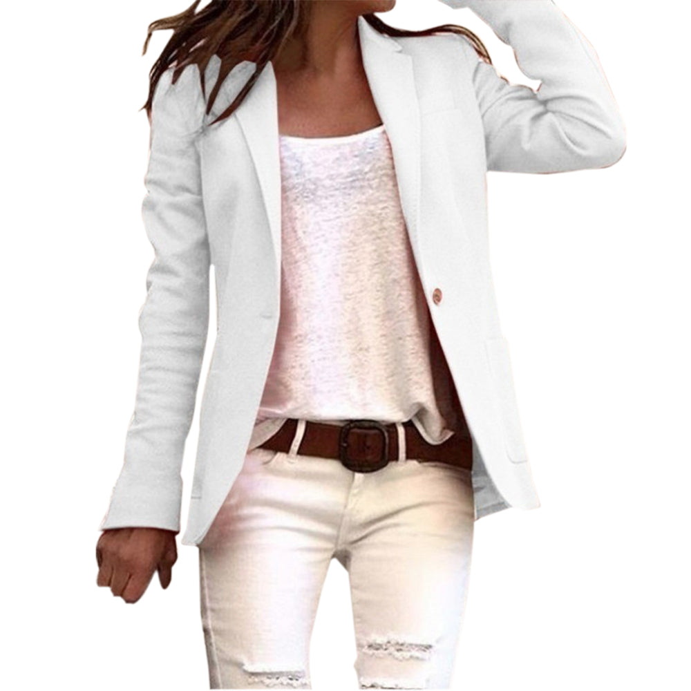 Rosemarie | Taillierter Blazer mit Reverskragen und Einknopfverschluss