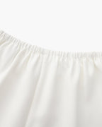 Wide-Leg Trousers with Elasticated Waist and Fluid Drape