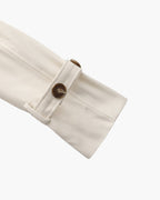 Women's Belted Trench Coat with Storm Flaps and Cuffed Sleeves